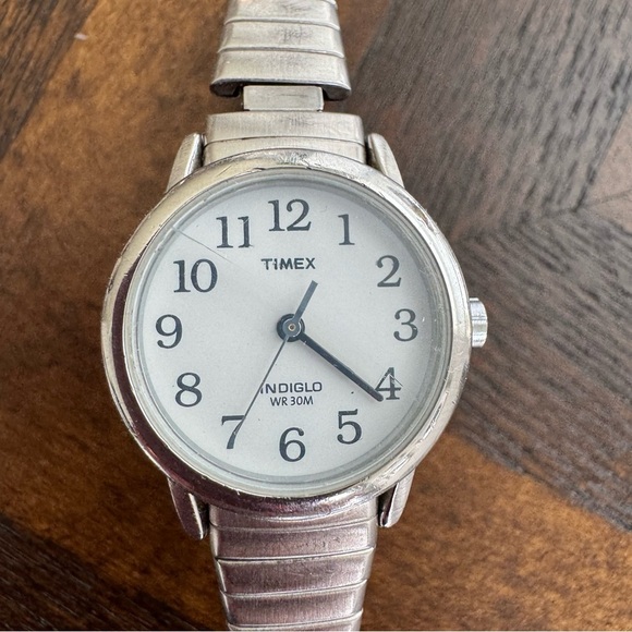 Timex Silver Stretch Band Watch - Picture 2 of 6